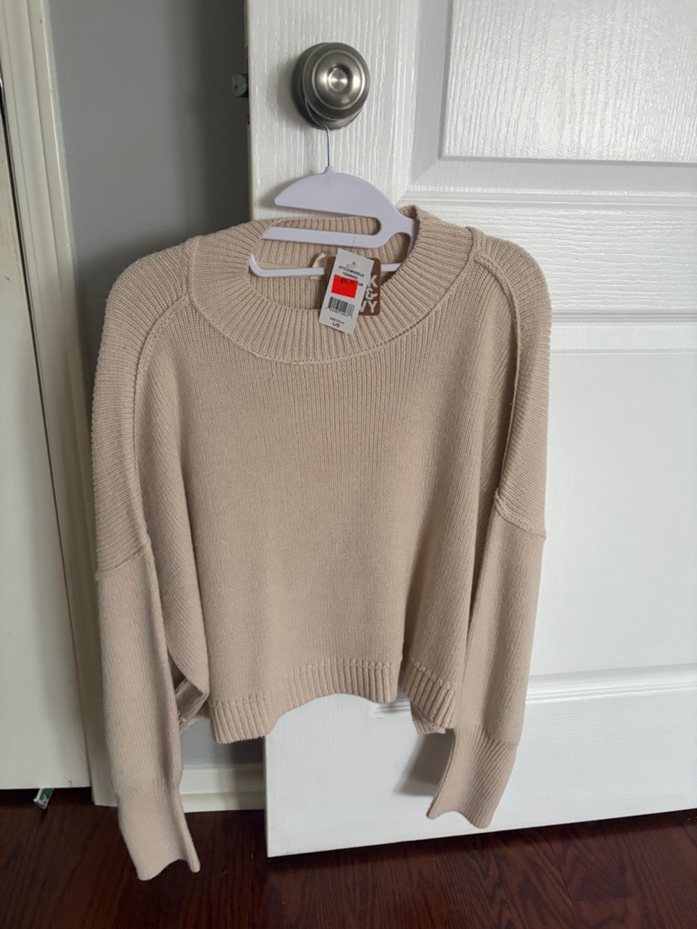 Cozy Cream Crewneck Sweater - Oak & Ivy